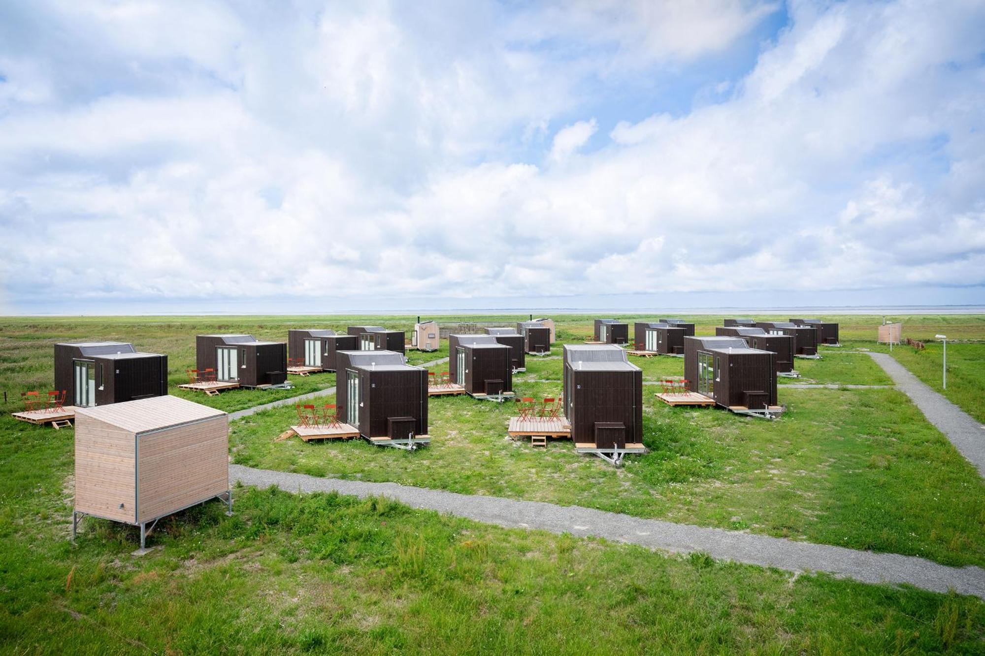 Tiny House Pioneer 18 Zur Meerseite - Green Tiny Village Harlesiel Carolinensiel Εξωτερικό φωτογραφία